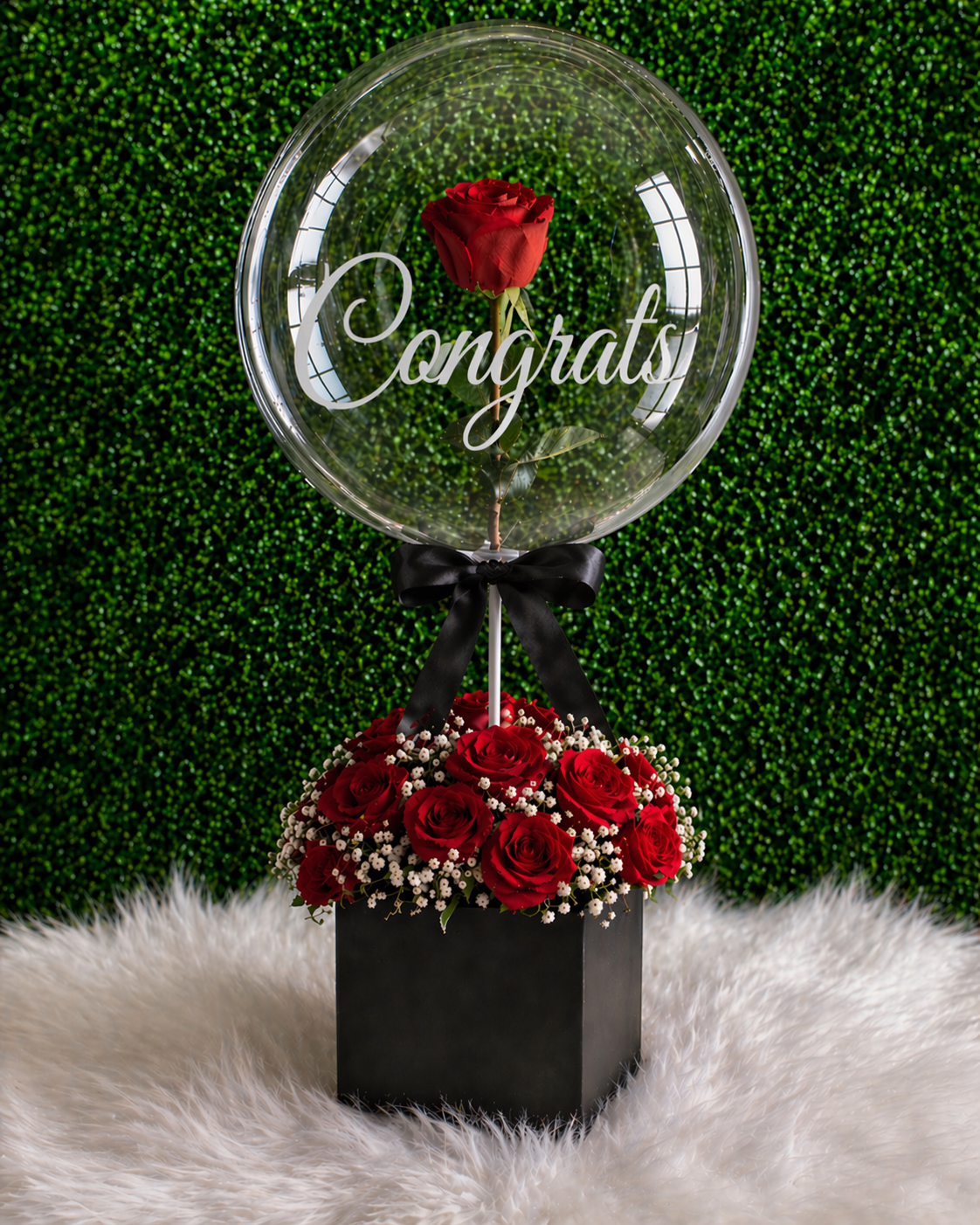 Signature Rose Bubble Box
